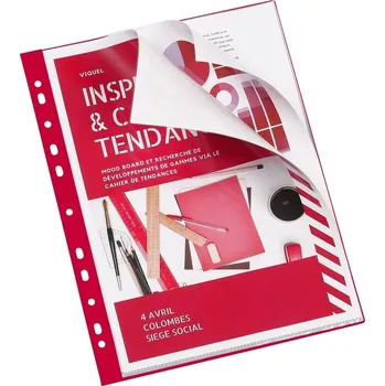 Viquel Závěsná prospektová kniha 20 kapes, červená