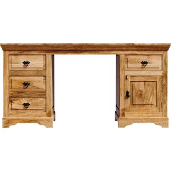 Psací stůl Indický nábytek - Psací stůl Guru 160x80x76 masivu mango Mango natural