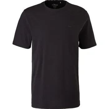 Pánské tričko Pánské tričko s.Oliver RL BIG SIZE NOOS 5XL Černá