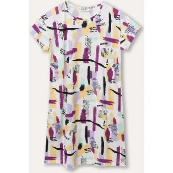 Dívčí noční košile Dívčí noční košile Dream On - bílá/fialová 152