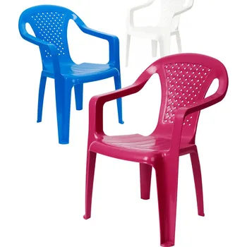 Jídelní židlička Židle dětská plastová barevná židlička 37x53cm 3 barvy | 96862