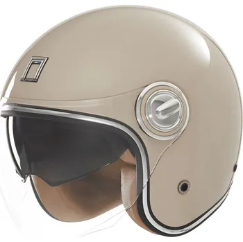 Helma na motorku Otevřená helma na motorku NOX PREMIUM Heritage béžová XS