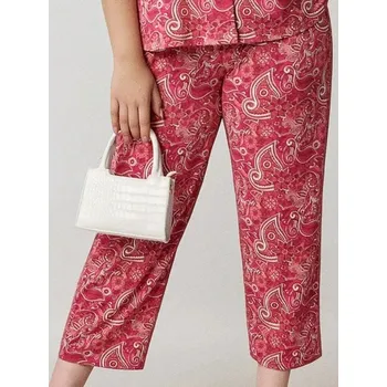 Dámské oblečení Sinsay - Kalhoty Plus Size - fuchsiová - 4240F-43X - 4240F-43X-4XL