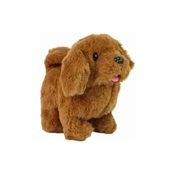 plyšák Piesek interaktywny brązowy (pl, 2000, Leantoys)