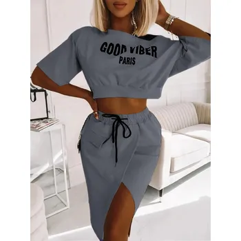 Dámská souprava BF225 Barva: Šedá, Velikost: 3XL