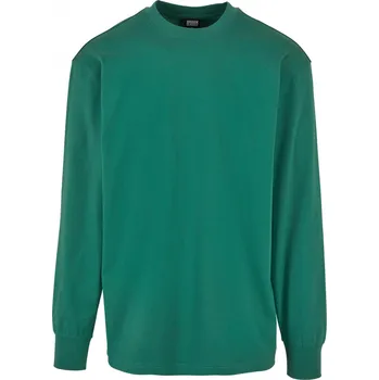 Pánské tričko Klasické oversize tričko Urban Classics 190 g/m s manžetami Barva: zelená laguna, Velikost: L