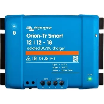 Měnič napětí Victron Energy DC-DC nabíječka Orion-Tr Smart 12/12-18A (220W) izolovaná