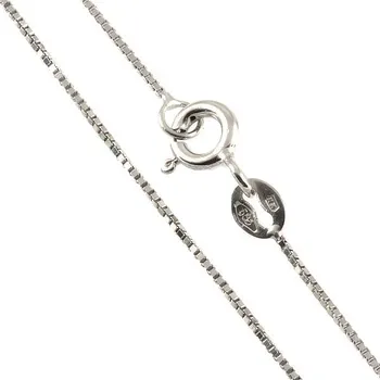 Řetízek ŠPERKY-NM, Zlatý řetízek venecia v bílém zlatě 619 Délka řetízku: 42 cm