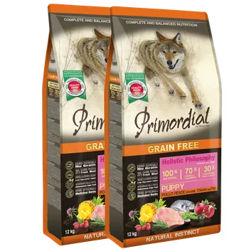 Krmivo pro psa Primordial GF Puppy Chicken & Seafish 2x12 kg