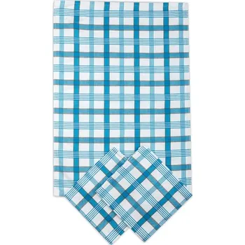 Utěrka Svitap Utěrka - moderní káro - tyrkys barva: káro tyrkys - 3 ks