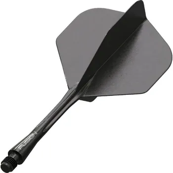 Příslušenství pro šipky Winmau letky s násadkou Fusion černé, standardní letky Délka násadky: 34 mm