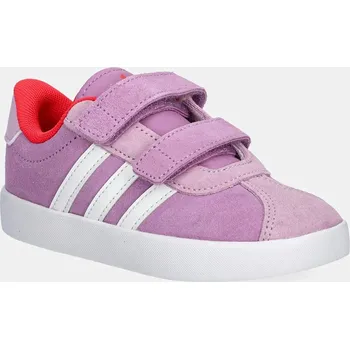Chlapecká obuv Dětské tenisky adidas VL COURT 3.0 fialová barva, JP7879 40X, EUR 22