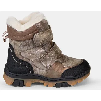 Dívčí zimní obuv Baťa dívčí zimní sněhule zlaté, vel. 31