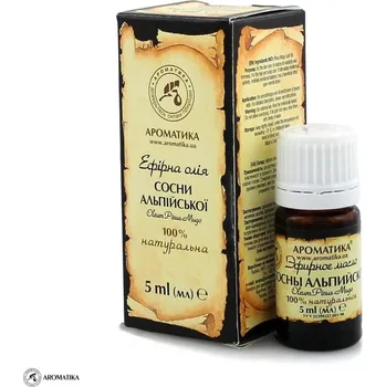 AROMATIKA Alpský borovicový olej, 100% přírodní, 5 ml
