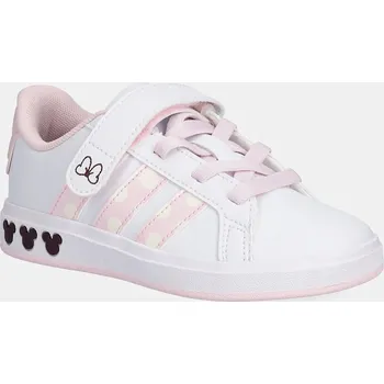 Chlapecké tenisky Dětské tenisky adidas GRAND COURT MINNIE bílá barva, JR8134 00X, EUR 35