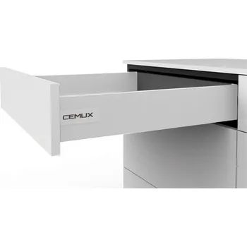 Nábytkové kování Cemux Zásuvka A BOX výška 84 mm - barva bílá Jmenovitá délka [mm]: 400