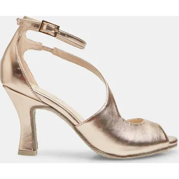 Dámské lodičky Baťa dámská taneční obuv na podpatku zlaté, vel. 41