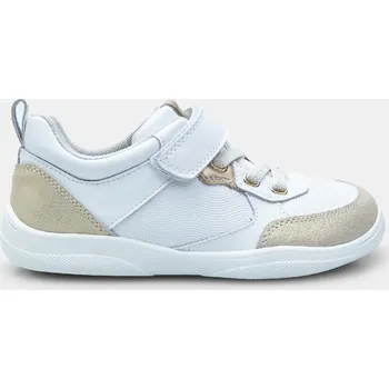 Dívčí baleríny Baťa dívčí kožené tenisky barefoot hybrid bílé, vel. 36