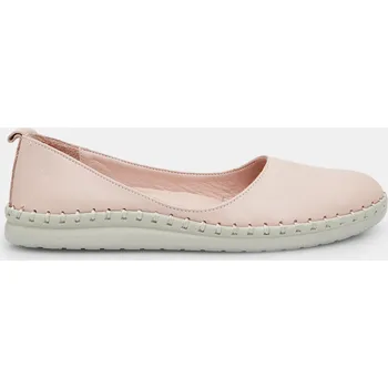 Dámské baleríny Baťa dámské kožené baleríny béžové, vel. 36