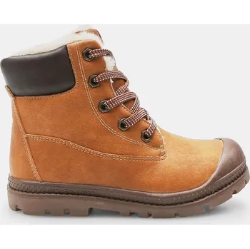 Dívčí zimní obuv Baťa chlapecká kotníková zimní obuv hnědé, vel. 30