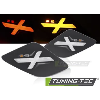 Zadní světlomet ZADNÍ SMĚRovky BLACK LED pro VESPA GTS / GTV 300cc