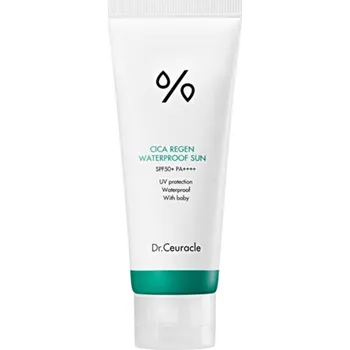 Přípravek na opalování Dr.Ceuracle Cica Regen Waterproof Sunscreen SPF 50 - Opalovací krém pro obličej i tělo 100 ml