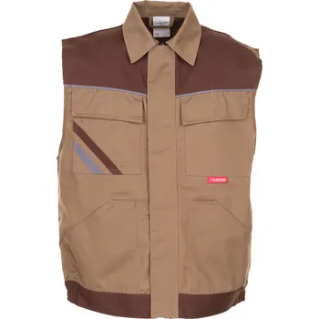 pracovní vesta PLANAM HIGHLINE pánská montérková vesta Barva: béžová, Velikost: L