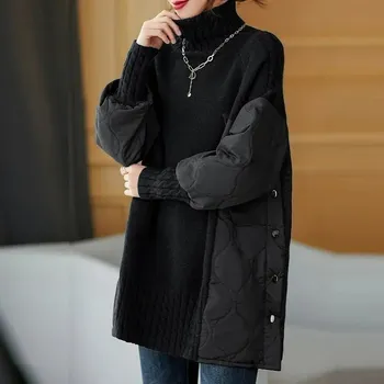 Dámský svetr Dámský svetr BF029 Barva: Černá, Velikost: XL