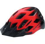 NEXELO PŘILBA CITY MATT ČERNO-ČERVENÁ VEL.M 55-58CM