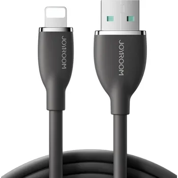 JOYROOM S-A29 silikonový nabíjecí a datový kabel - USB-A na Lightning - 1,2 m - černý