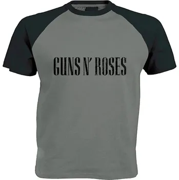 Pánské tričko šedo černé triko Guns n Roses