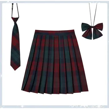 Dámská sukně Dámská kostkovaná sukně s kravatou a mašlí Velikost: 3XL, Barva (Varianta): 28