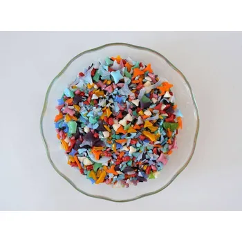 Výtvárné potřeby Skleněná drť mix - SMĚS BAREV č. 19B