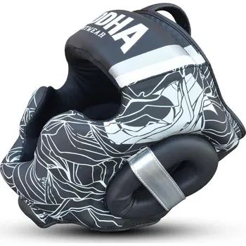 Chránič hlavy na box a bojový sport Boxerská přilba Buddha Galaxy - Black Velikost: L
