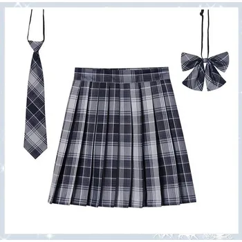 Dámská sukně Dámská kostkovaná sukně s kravatou a mašlí Velikost: XS, Barva (Varianta): 18