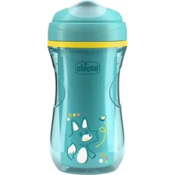 CHICCO Hrneček Active termo s tvrdým náustkem teal, 14m+