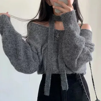 Dámský svetr Dámský svetr BF030 Barva: Šedá, Velikost: M