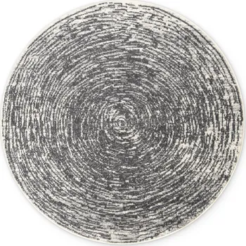 Koberec Hanse Home Kusový koberec Gloria Cavallo 106256 Creme Grey kruh Rozměry koberců: 160x160 (průměr) kruh