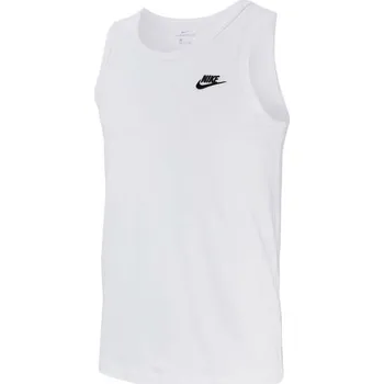 Pánské tílko Pánské tílko Nike NSW CLUB - TANK M L Bílá, Černá