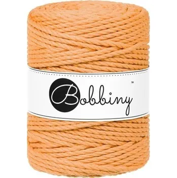 Příze Bobbiny 3PLY Macramé Rope 5 mm 100 m Orange Šňůra