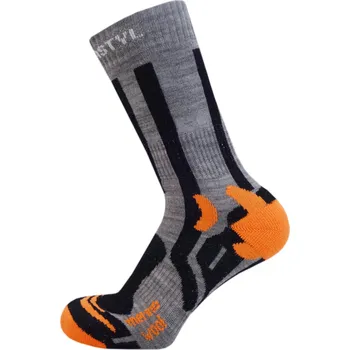 Pánské ponožky Bonastyl Pánské funkční ponožky s merino Soderano Barva: Šedá, Velikost: 26-28 (39-42)