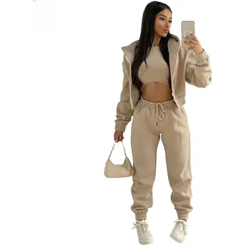 Dámská souprava BF217 Barva: Khaki, Velikost: 2XL