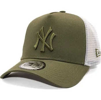 Módní doplněk Kšiltovka New Era - MLB League Essential 9FORTY Trucker - NY Yankees - New Olive velikost One Size (56-59 cm)