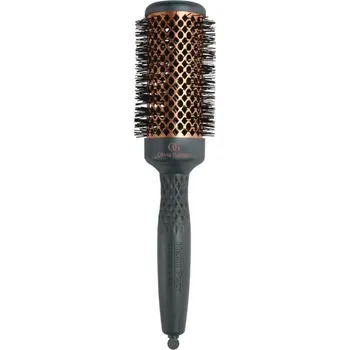 kartáč na vlasy Olivia Garden Heat Pro Ceramic Iron Grey 42mm - Foukací kartáč