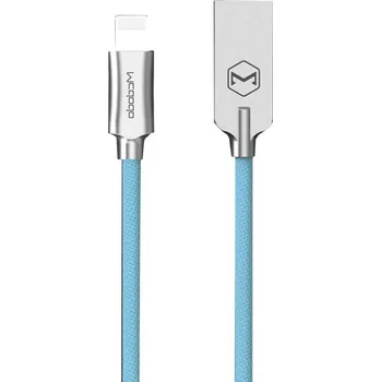 Mcdodo opletený nabíjecí a datový kabel - USB-A na Lightning - 1,2 m - modrý