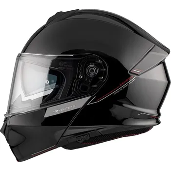 Helma na motorku MT Helmets MT Genesis SV Solid A1 černá lesklá S
