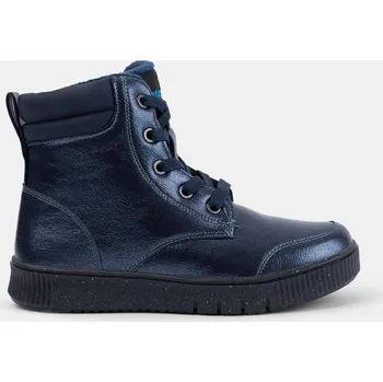 Dívčí baleríny Baťa dívčí kotníkové boty modré, vel. 34