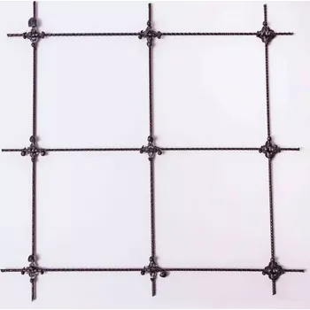 Kompozitní kari síť ORLITECH Ø 2,2 mm oko 100 x 100 mm, rozměr 0,8 x 30 m (čedičová kari síť ORLITECH Ø 2,2mm oko 100 x 100 mm, náhrada za ocelovou kari síť Ø 4mm)