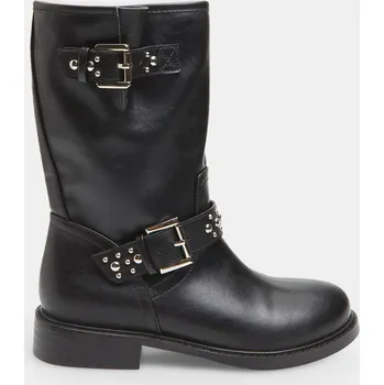 Dámské kozačky Baťa red label dámské biker polokozačky černé, vel. 37