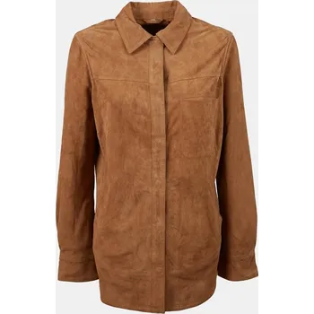 Dámské oblečení Baťa dámská semišová košile western charm béžové, vel. S